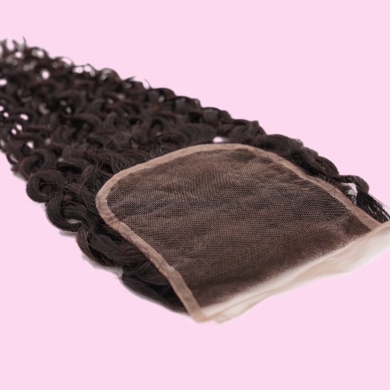 Afro Kinky Curly 4x4 Transparent Lace Closure